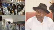 2023: Prominent guber candidate takes campaign to the church, photos, details emerge