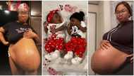 "They came early": Lady breaks internet with video of her large baby bump, welcomes twins after 35 weeks