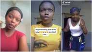 We don catch am: Reactions as lady mimics MTN voice, says 'your account is too low for this call' in video