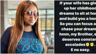 If your wife ends up a housewife, she has sacrificed everything for you, Mary Njoku reveals