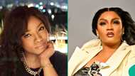 Omotola Jalade Ekeinde's advice to disgruntled lady goes viral: "Have a relationship with Jesus"