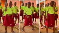 "She is a star": Girl in school uniform dances with swag in midst of other kids, sweet video emerges on TikTok