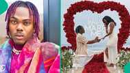 Love Nwantiti star Ckay shares romantic moment from proposal to girlfriend: "Together forever"