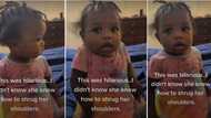 "I Didn't Do It": Bold Little Girl Lies to Mum in Hilarious Video, Shrugs Her Shoulders