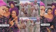 "We are loyal": 4 beautiful Nigerian women married to same rich man dance in video, people react
