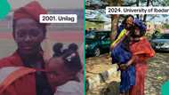 University of Ibadan graduate recreates photo taken with her mother 23 years ago