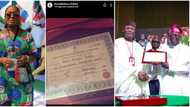“This girl go leak Nigeria secret”: Eniola Badmus flaunts Tinubu's original certificate of return from INEC