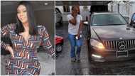 Interior decorator Ehi Ogbebor leaves PA ecstatic as she gifts her a Benz for being accountable