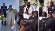 Groom cries as he sees pretty bride walking down the aisle; touching video stirs reactions