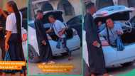 "Understanding girlfriend": Lady enters boyfriend's car boot after his friends occupied the seats