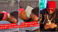 "U are deceiving yourself": Knocks as Paul Okoye shares sweet moment his young lover woke him up for church