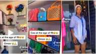 "CEO at the age of 19": Young Nigerian lady celebrates in video as she opens fine women's wears store