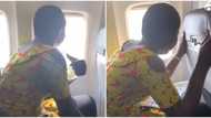 "Pilot stop the plane": Lady flying for the first time freezes out of fear, video of her shivers goes viral