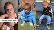 "Melanin delayed": Baby born with "white" complexion goes black as he grows, mum shares video