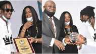 BBNaija winner Laycon becomes sickle cell global advocate, receives awards (photos)