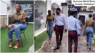 "Shakara too much": Hilda Baci arrives at her restaurant in style days after breaking record, new video trends
