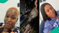 Lagos traffic gridlock: Woman who left home to pick child from school returns home by 9pm