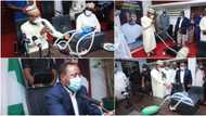 Remember Usman Dalhatu who built ventilator and road sweeping machine? Buhari has finally given him what will change his life forever (photos)