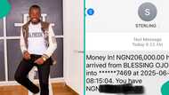 Benue doctor displays money he received from unknown source, his account balance generates buzz