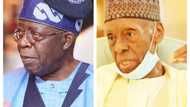 Emotional Tinubu pays last respect to powerful northern prince who died in Egypt