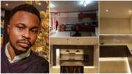 Nigerian man impresses many as he transforms a kitchen, photos cause huge stir