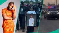 Video of Alexx Ekubo's Body Leaving the Morgue for Arochukwu Trends as Procession Welcomes Him Home