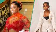 Chivido 2024: Netizens drag Chioma's fashion designer for unimpressive traditional Igbo outfit