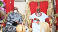 Deputy Senate president, south-south governor celebrate Nigeria’s oldest monarch at 105