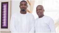 Movie star John Dumelo shares cute photo of his father as he celebrates 70th birthday