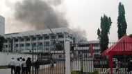 Breaking: CBN office in North-Central Nigeria currently on fire