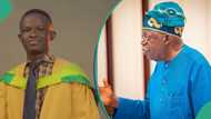 LAUTECH’s best grad who thanked Tinubu’s NELFUND reacts to online backlash: "I walked miles"