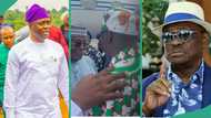 Edo 2024: Atiku meets Fubara amid Wike's outburst as Makinde missing at PDP govs gathering