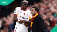 Galatasaray coach reacts after Victor Osimhen’s injury during loss to Liverpool