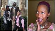 Na because he get money: Reactions as DJ Cuppy expresses excitement over Dad Femi Otedola's visit to Oxford