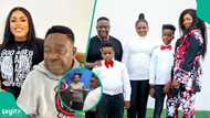 Mr Ibu's children's response to Carter Efe on adopted daughter Jasmine Okafor sparks reactions