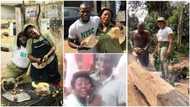 4 times young Nigerians finished NYSC, went back to family members who paid their school fees to thank them