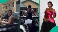 Tiwa Savage blasts fan who criticised her for riding in pickup truck: "I get money pass your papa"