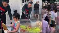 Kindhearted chef makes food and serves many poor villagers, adorable video stirs massive reactions