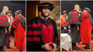 Lovely moment honorary doctorate degree was conferred on actor Alex Ekubo in Benin Republic