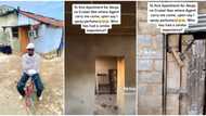 "Upon say I spray perfume": Nigerian man laments, shares video of 'funny' house an agent took him to in Abuja