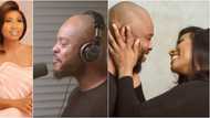 Couple goals! TV personality Morayo's husband records sweet love song to mark her 40th birthday (video)