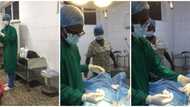 Nigerian doctor shares photos from an operation he recently handled, many react to looks of the theatre