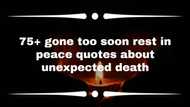 75+ gone too soon rest in peace quotes about unexpected death