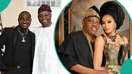 Video of Davido's dad and fellow billionaire Razaq Okoya greeting each other gets many talking