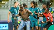 Security nowhere as pitch invader crashes Super Falcons game at WAFCON, video: "Who be this?"