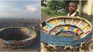 How 11-year-old boy built model of the Martyrs Stadium in Kinshasa (photo)