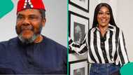 “This respect is deep”: Jackie Appiah’s gesture to Pete Edochie in video elicits reactions