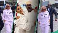 "What did u put in ur stew?" Fans react as Mercy Aigbe turns hubby to her bodyguard, clip goes viral