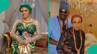 Video of Iyabo Ojo at Fathia Balogun's dad's burial spraying money trends: "She no wan gree"