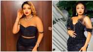 Queening in black: BBNaija star Queen melts hearts in stunning dress, shares photos